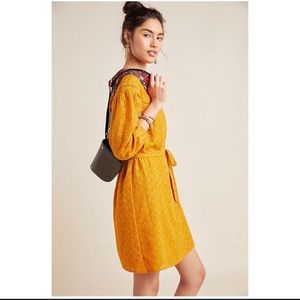 Anthropologie Treva Embroidered Tunic